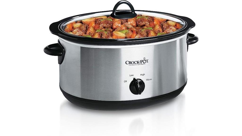 7 quart stainless slow cooker