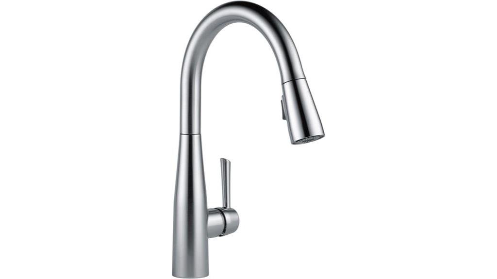 brushed nickel pull down faucet