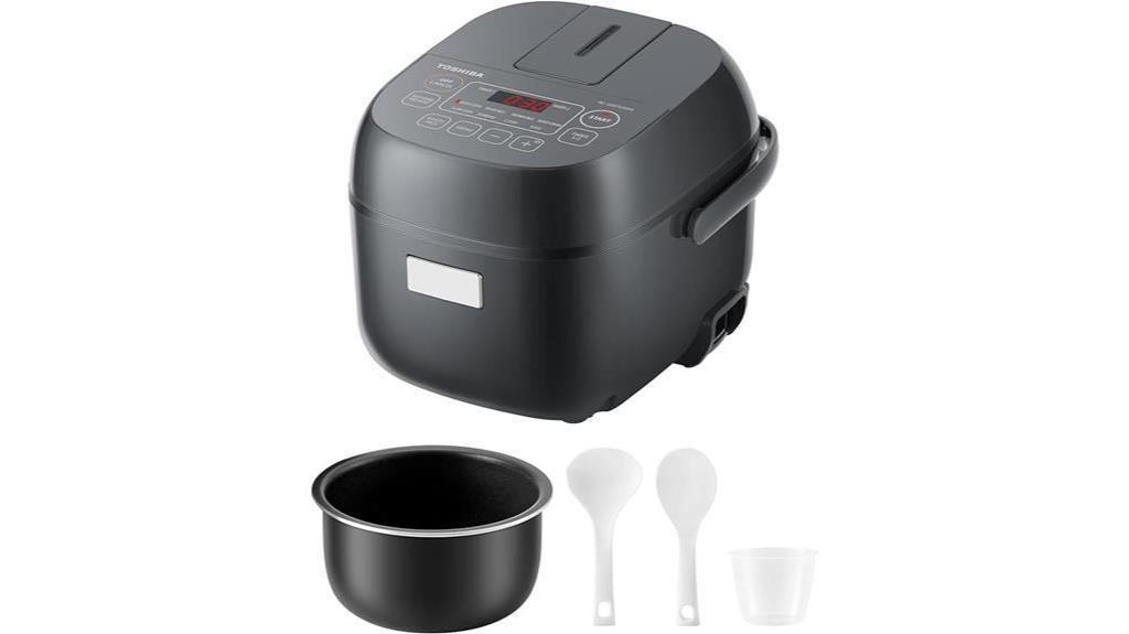 compact rice cooker with lcd display