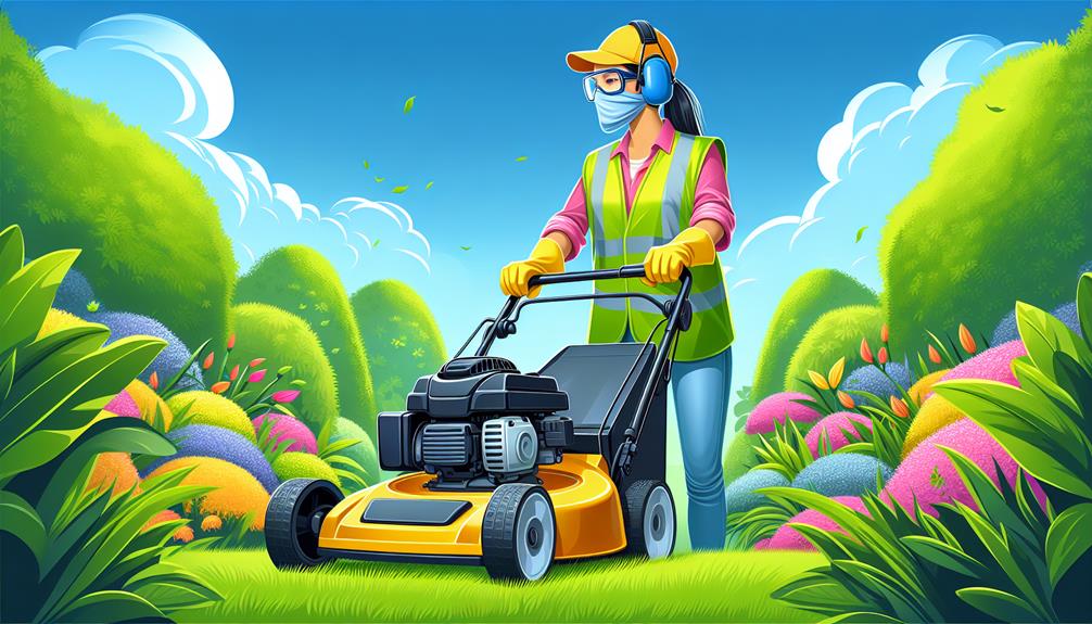 gardening with a machine