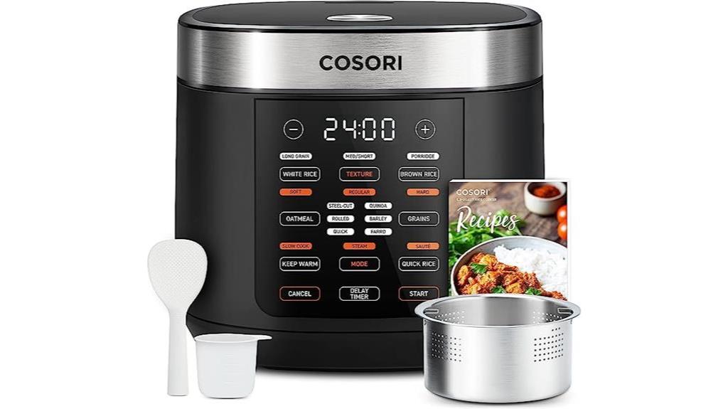 versatile 18 function rice cooker