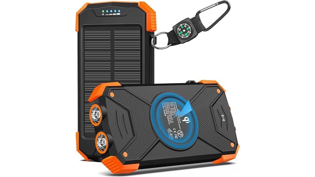 10 000mah solar power bank