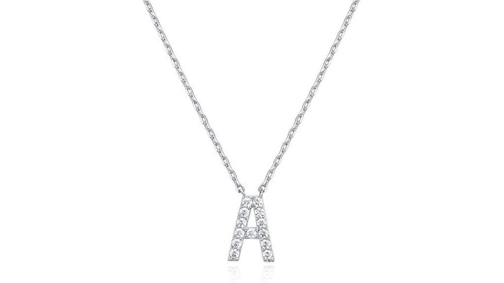 14k white gold necklace