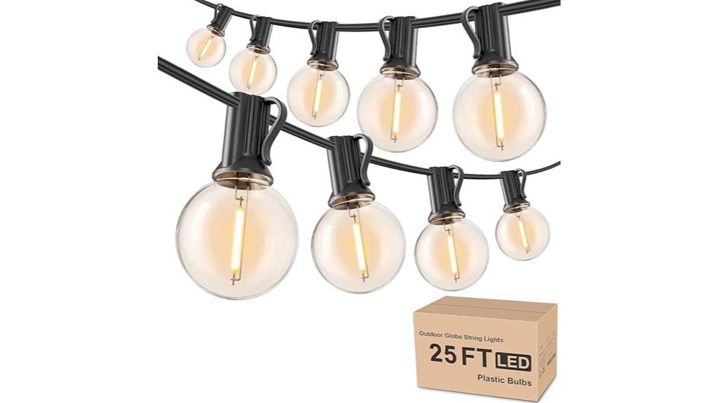 25ft outdoor string lights