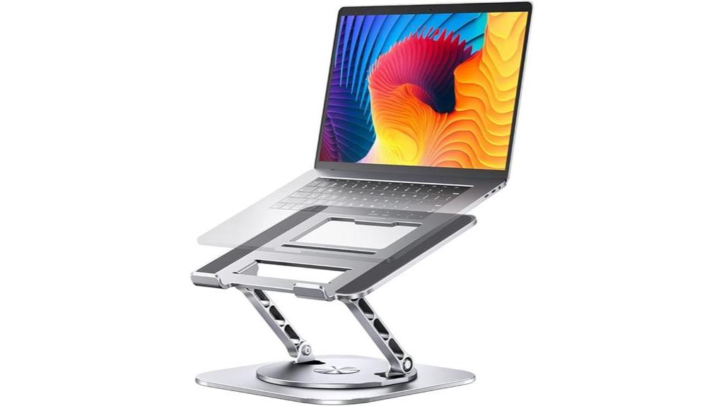 360 rotating laptop stand