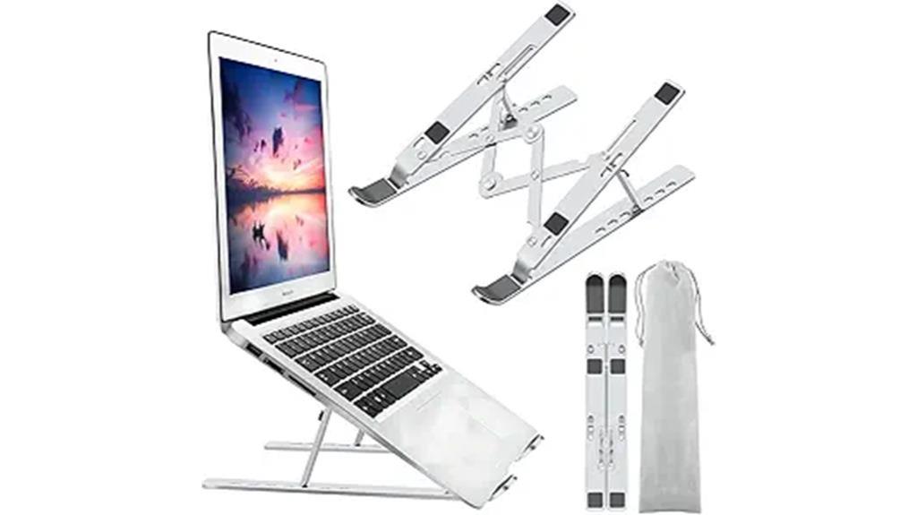 adjustable aluminum laptop stand