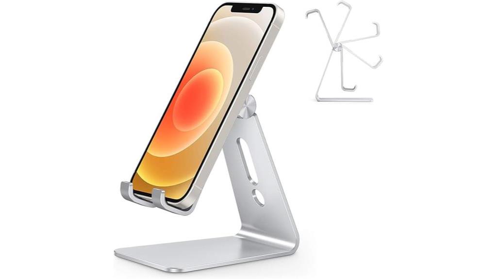 adjustable aluminum phone stand