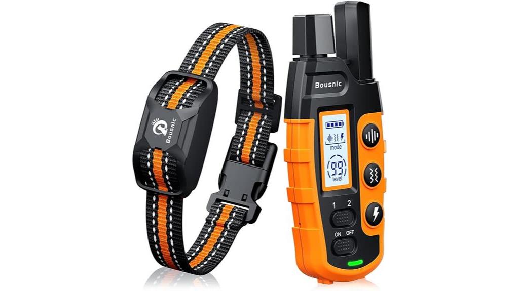 adjustable dog shock collar