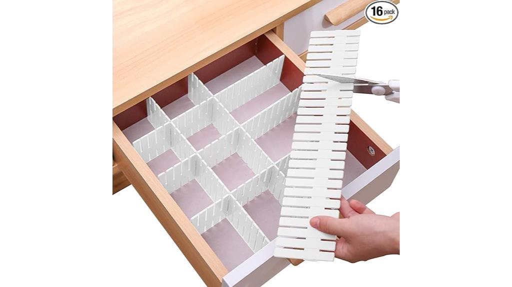 adjustable drawer divider set