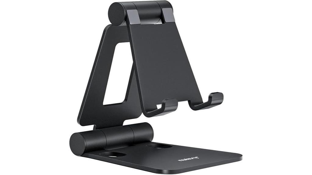 adjustable dual folding stand