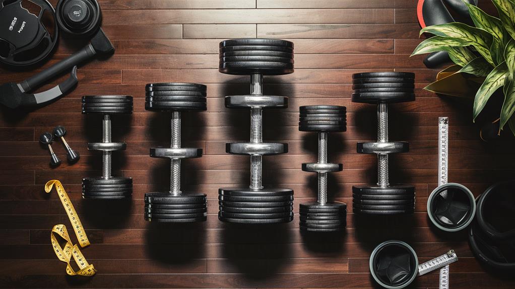 adjustable dumbbell set selection criteria