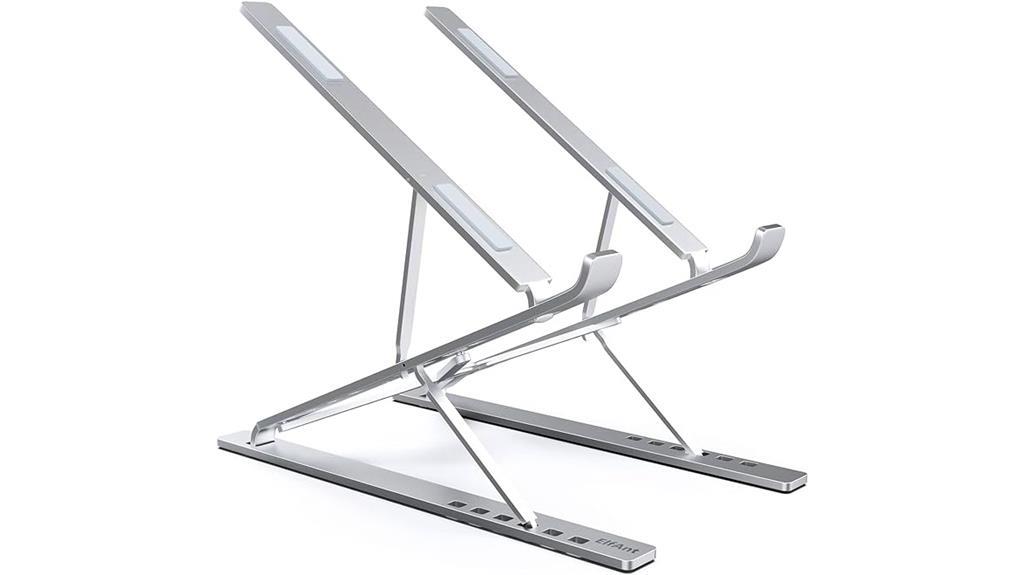 adjustable portable aluminum laptop stand