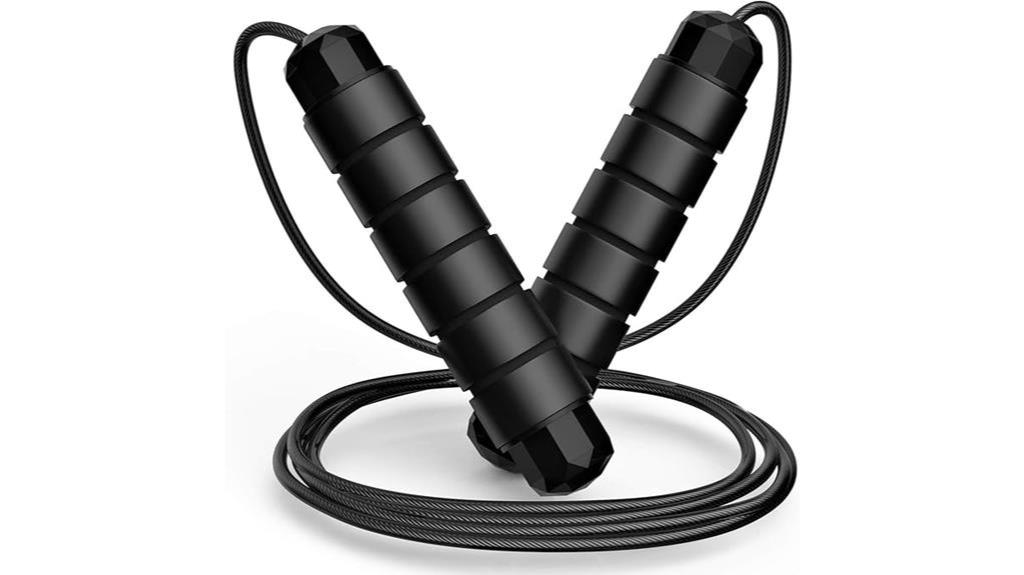 adjustable tangle free jump rope