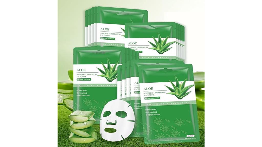 aloe vera sheet masks