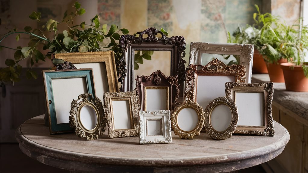 antique decorative photo holders