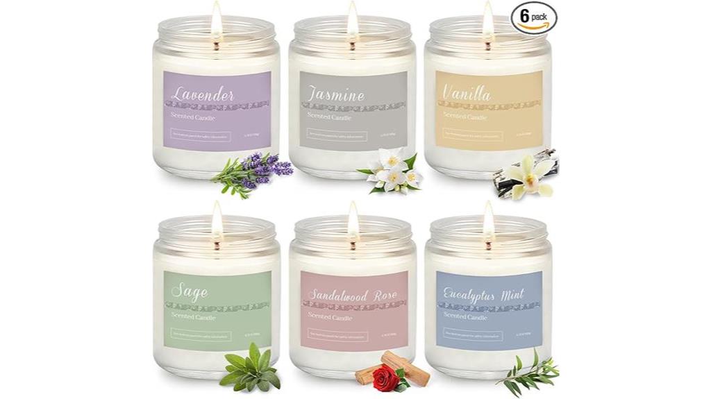 aromatherapy candle gift set