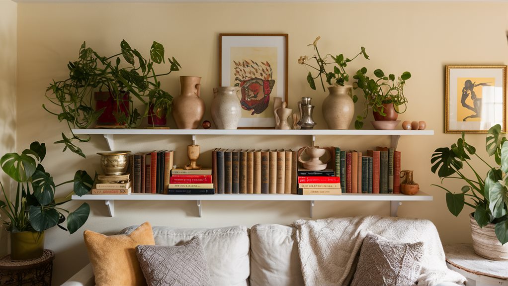 artful display of books