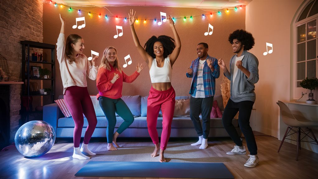 at home dance celebrations