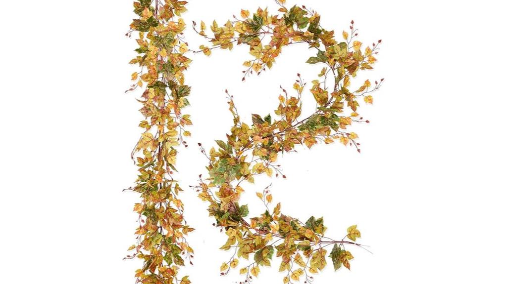 autumn maple leaf garland