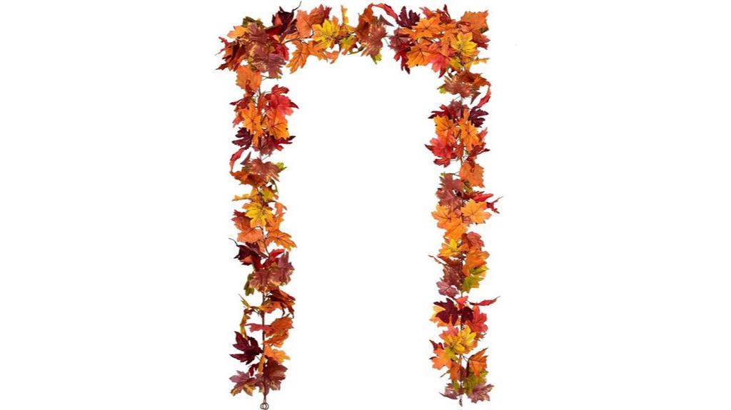 autumn themed garland two pack