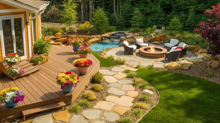 backyard landscaping diy projects