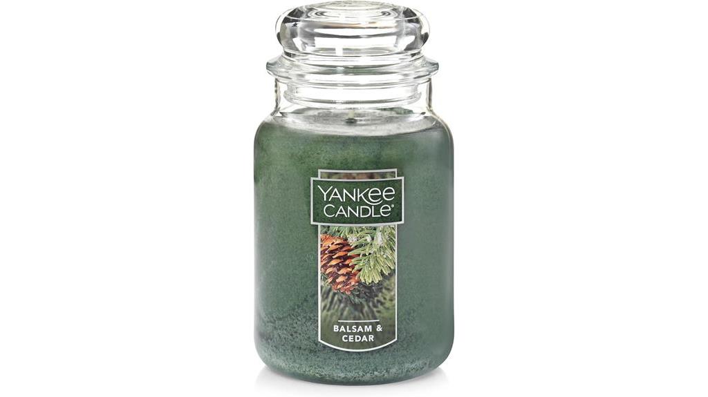 balsam cedar candle large