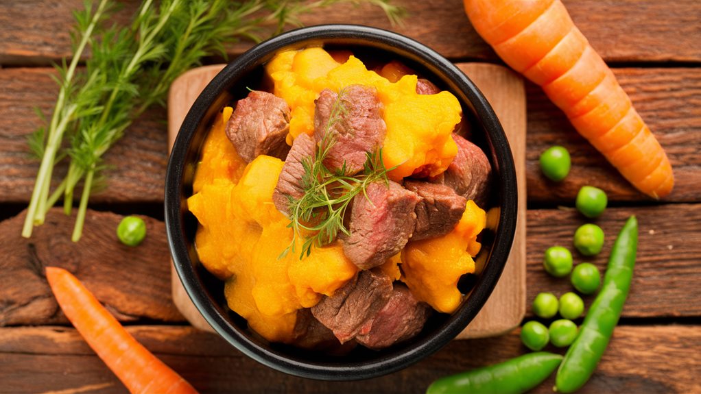 beef and pumpkin stew