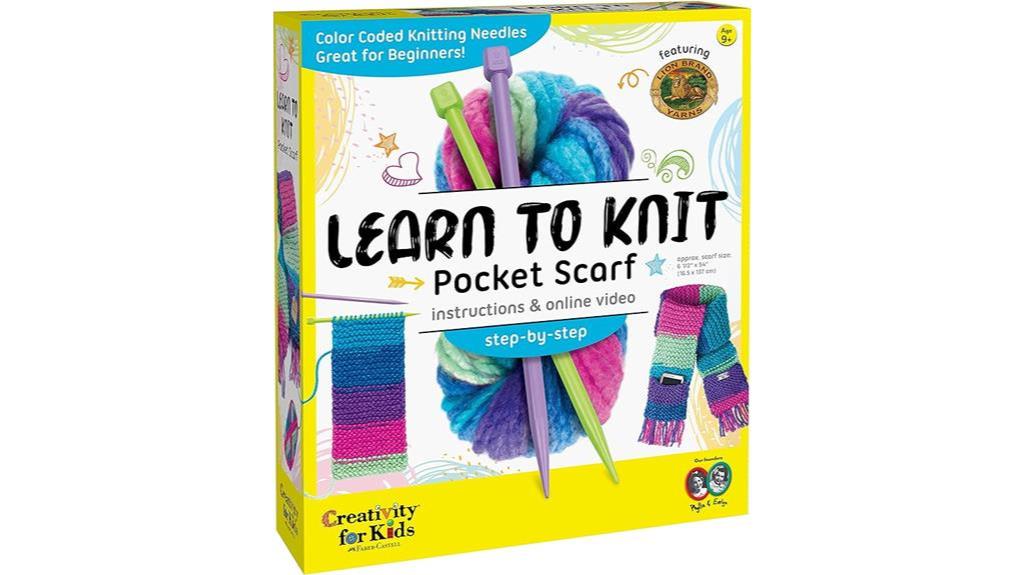 beginner diy knitting kit