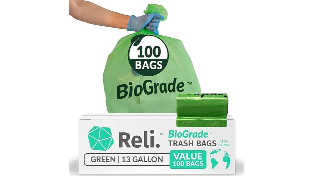 biodegradable 13 gallon bags