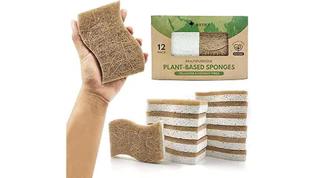 biodegradable coconut scrubber sponges