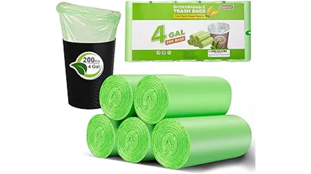 biodegradable small trash bags