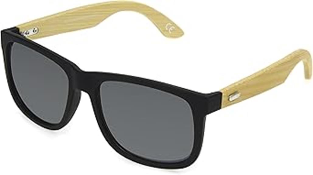 black bamboo sunglasses 53mm