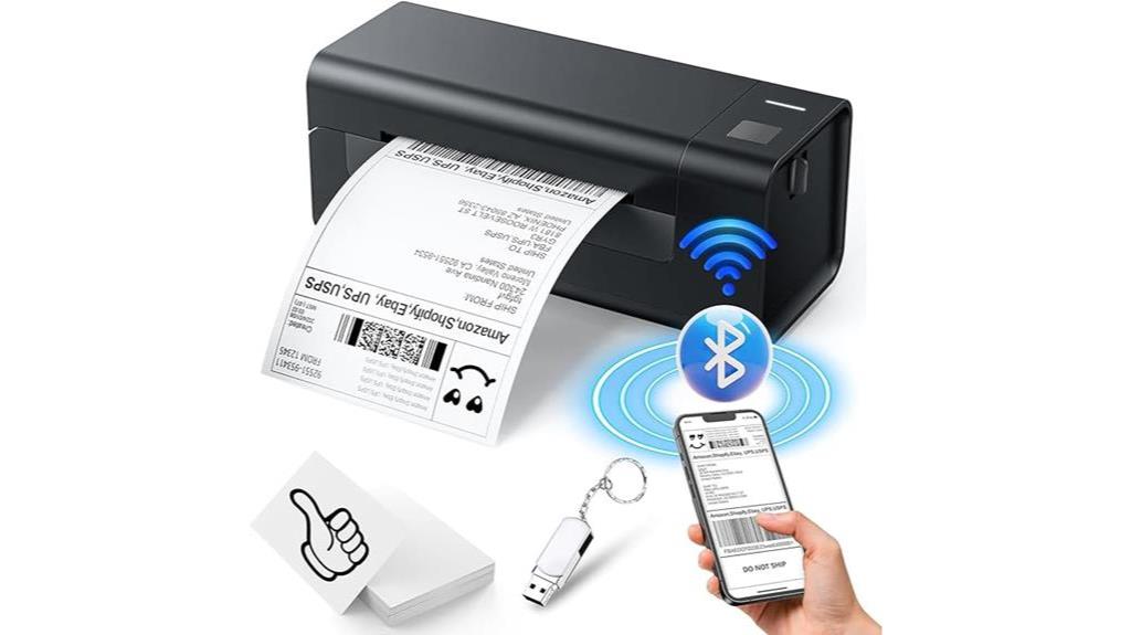 bluetooth thermal label printer