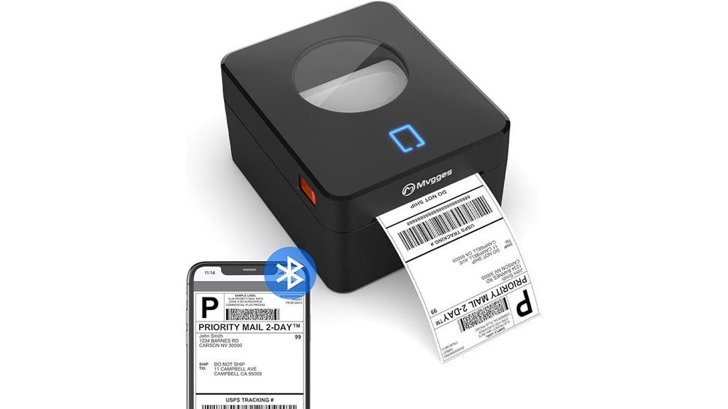 bluetooth thermal shipping printer