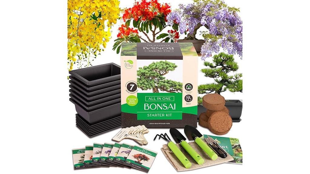 bonsai kit seeds and tools