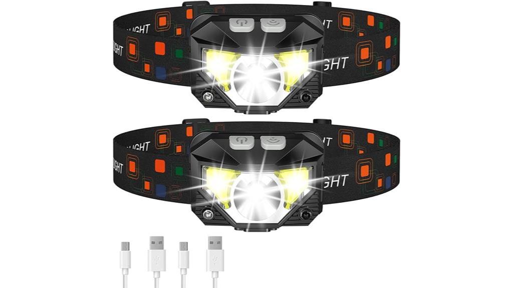 bright led headlamp set