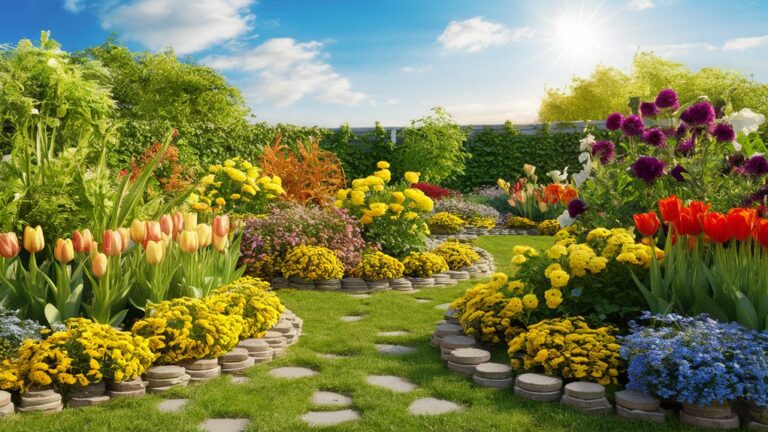 brighten yard with blooms