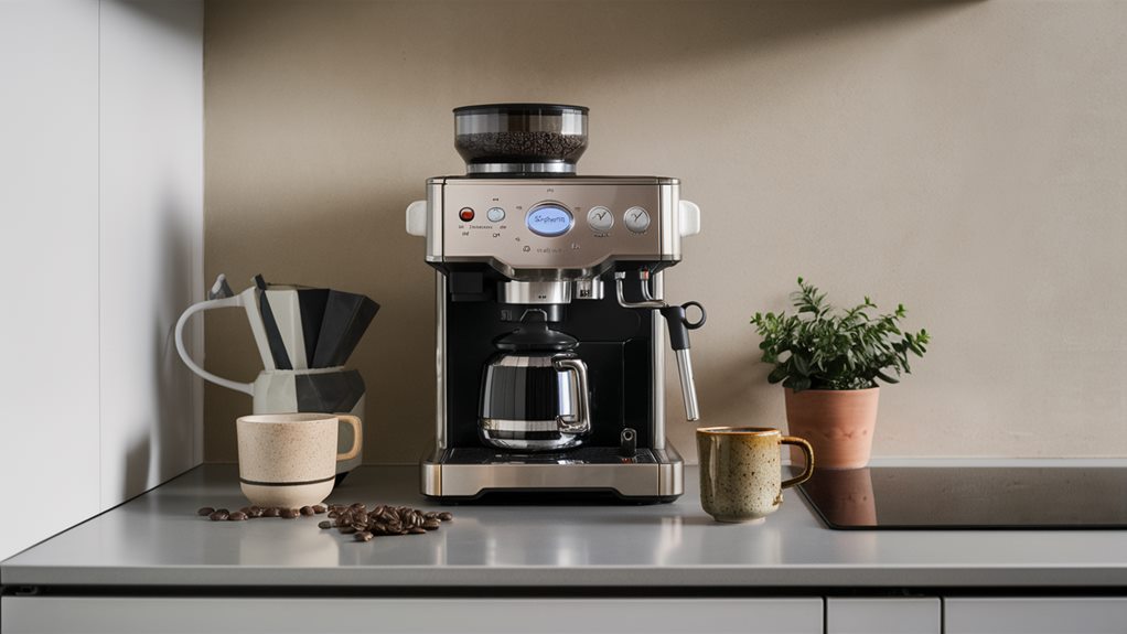 built in grinder coffee maker