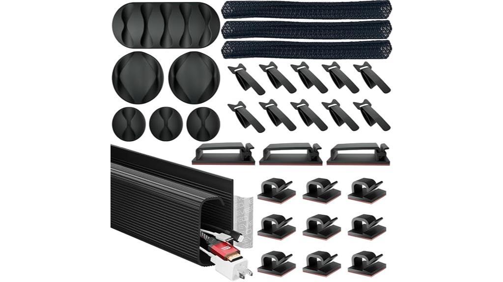 cable management desk kit