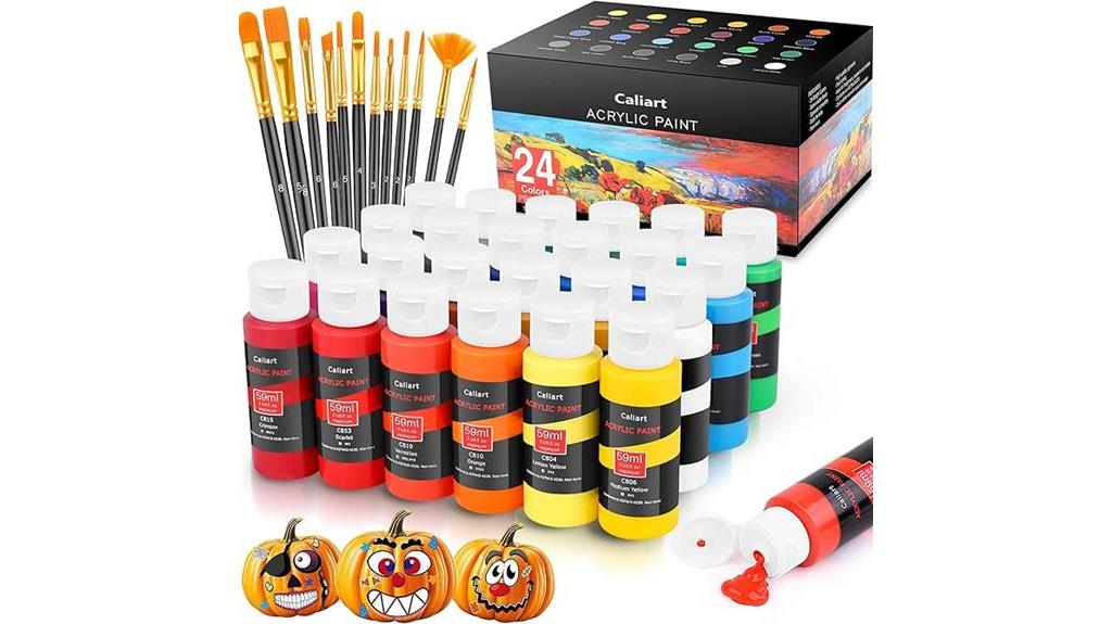 caliart acrylic paint set