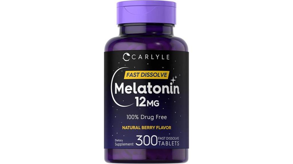 carlyle melatonin fast dissolve