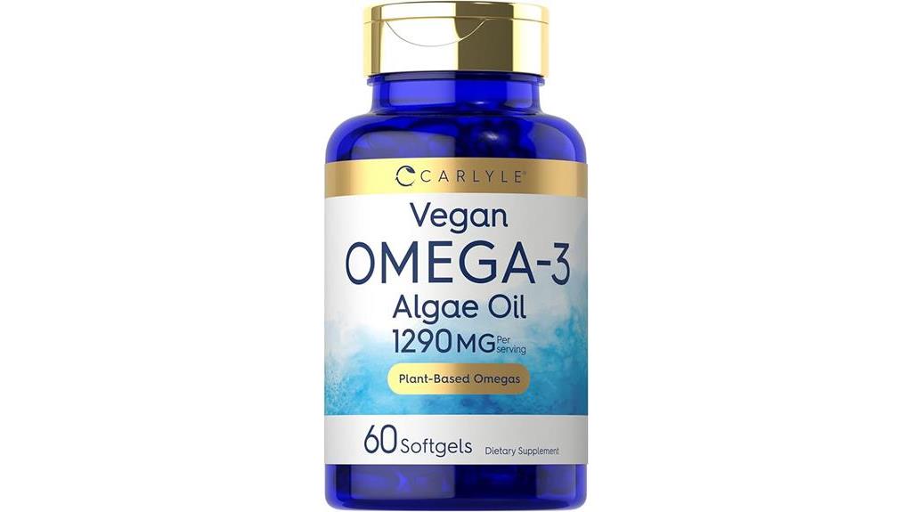 carlyle vegan omega 3 softgels