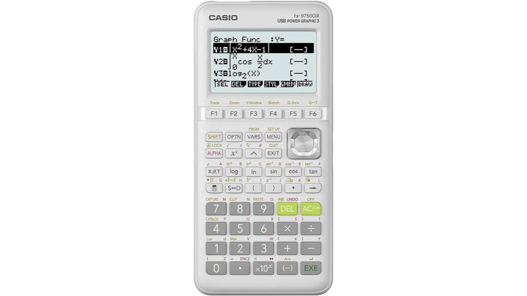 casio fx 9750giii graphing calculator