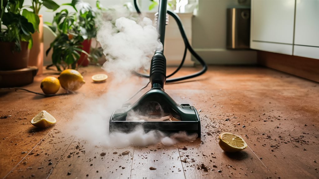 chemical free steam cleaning method