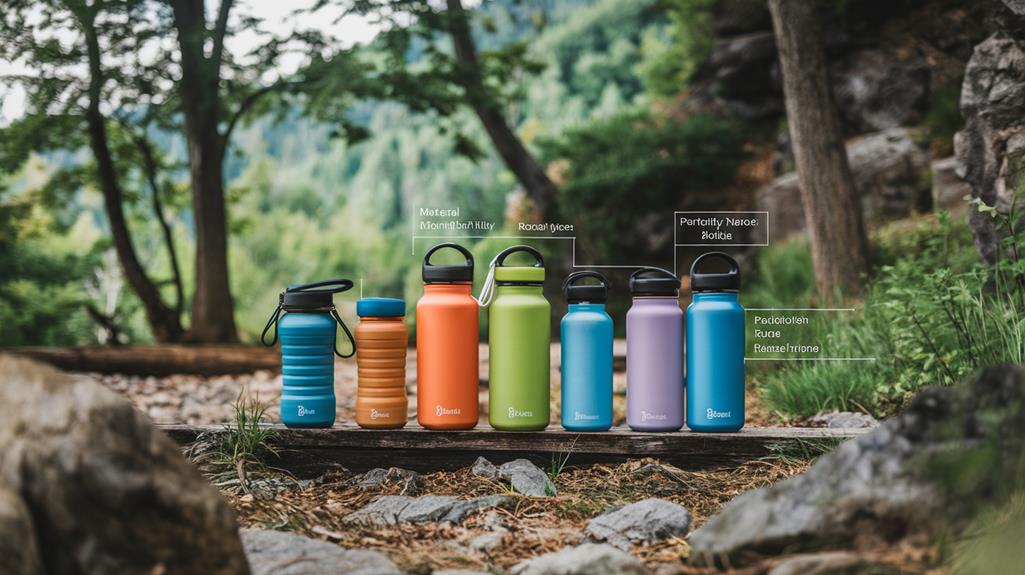 choosing a collapsible water bottle