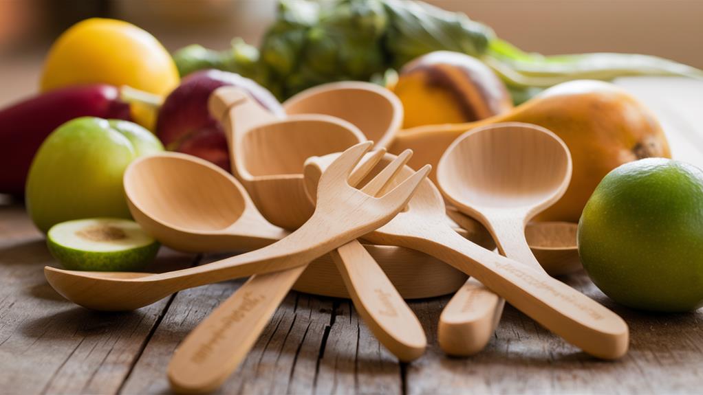 choosing bamboo baby utensils