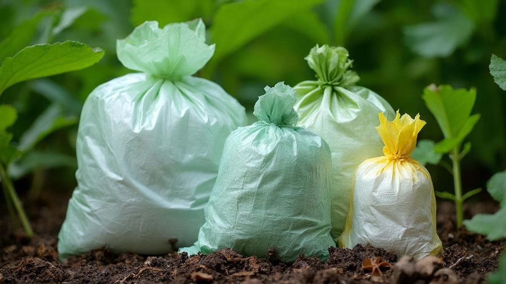 choosing compostable trash bags