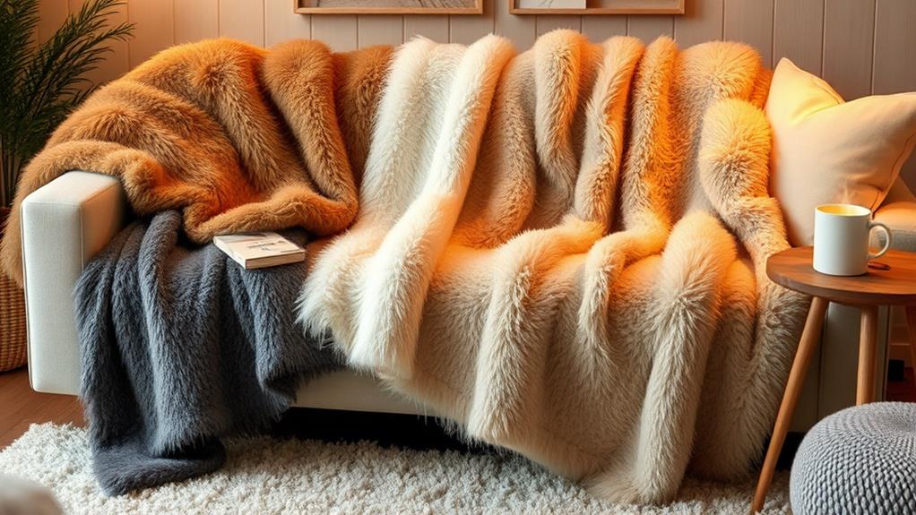 choosing faux fur blanket