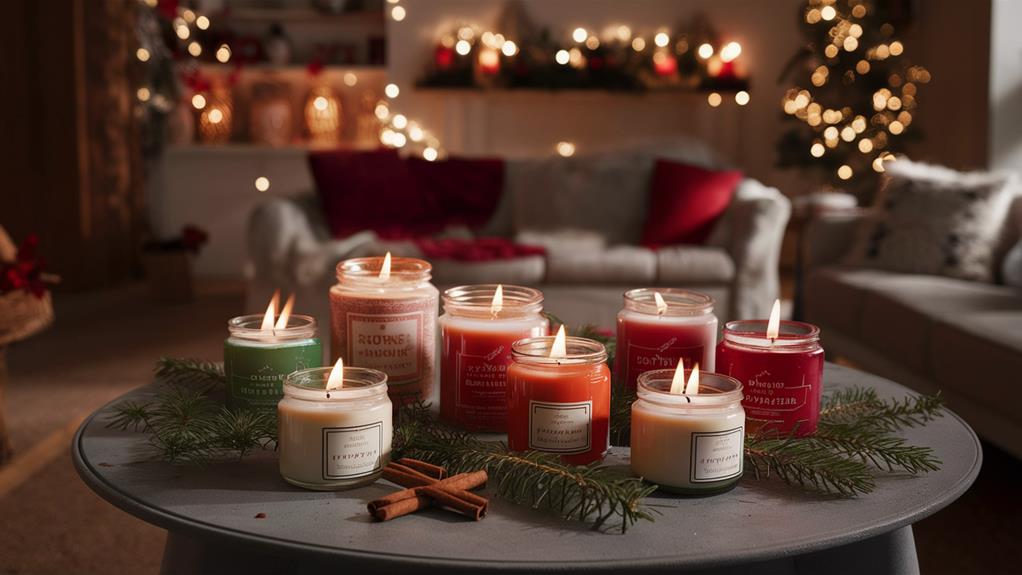 choosing holiday scented candles