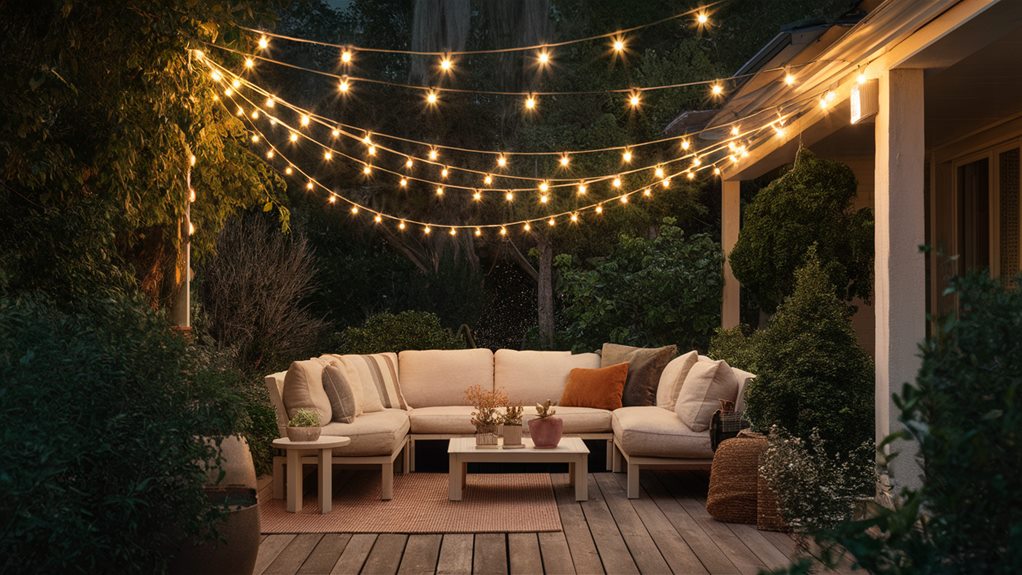 choosing outdoor string lights